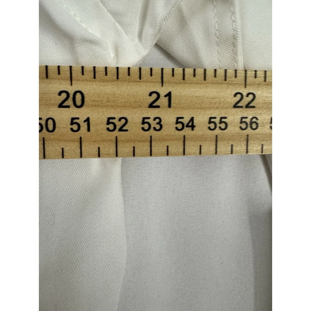 NWT Stacy Adams Classic Fit Dress Shirt White Med Cotton Blend Formal Button Up‎
